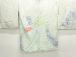アンティーク　きぬたや　藤娘　本総絞り束ね熨斗模様絵羽織